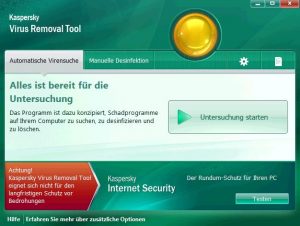 Kaspersky virus removal tool download